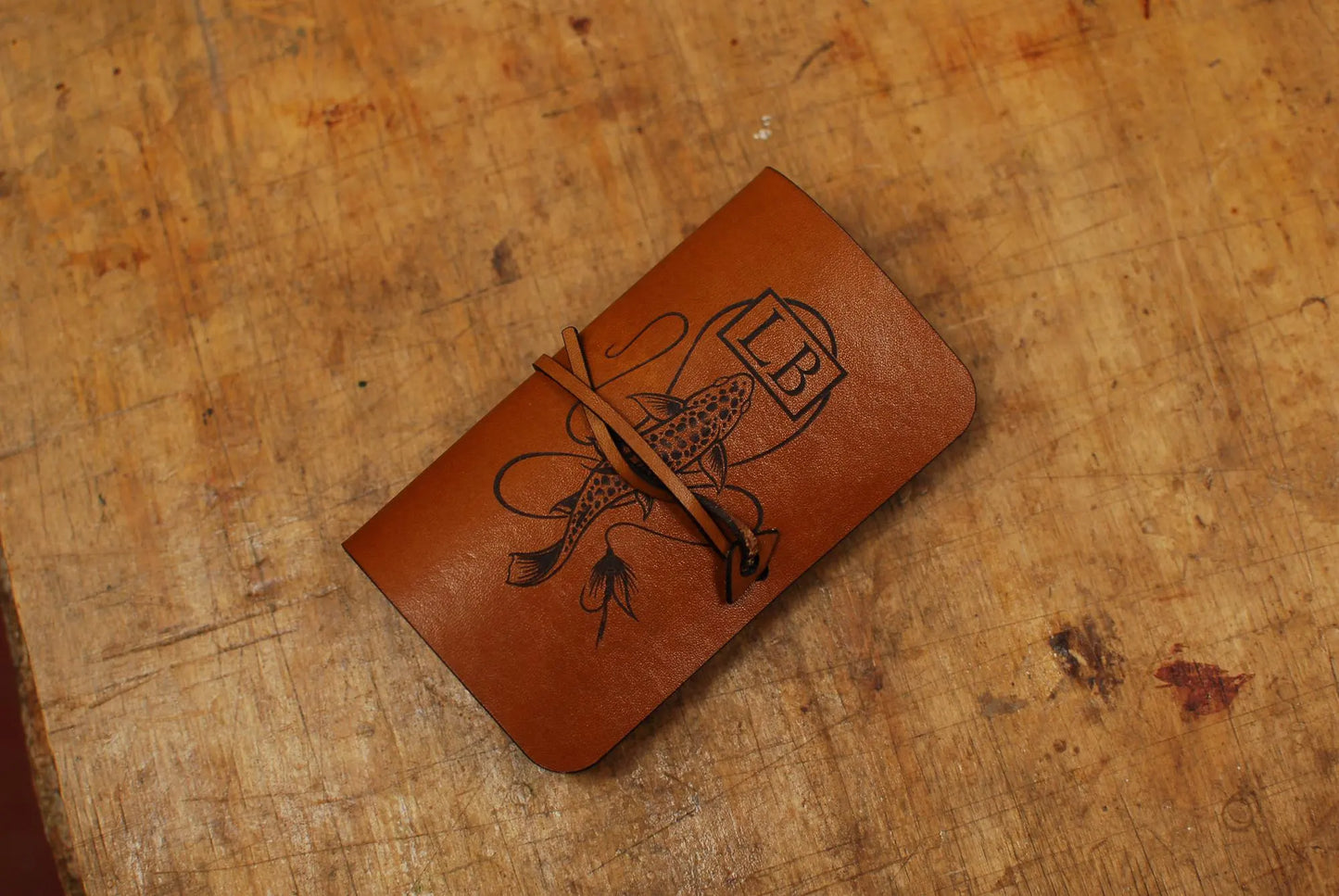 Leather Fly fishing Wallet